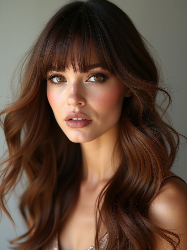 growing bangs into curtains