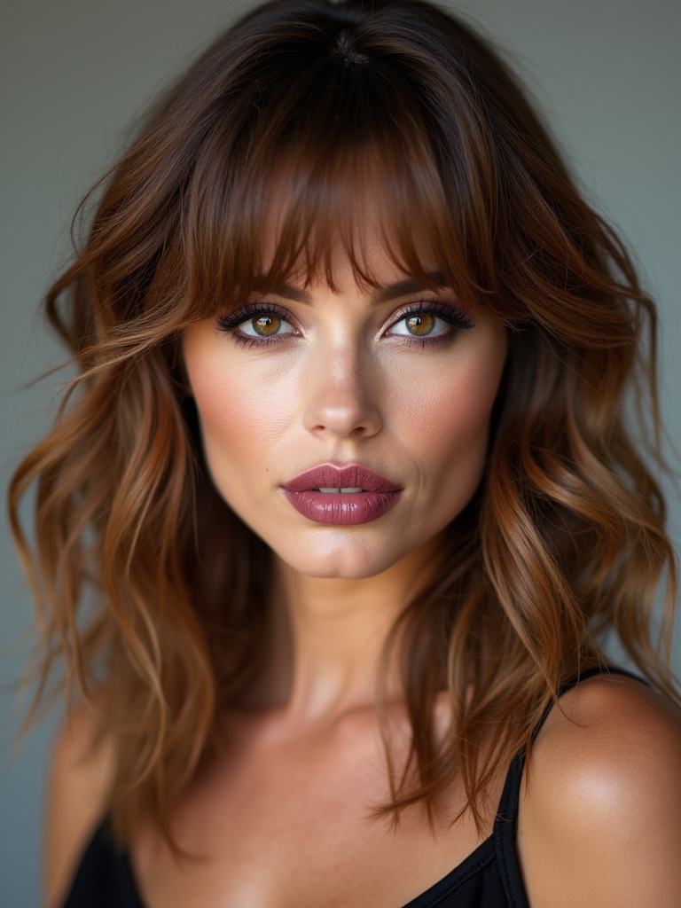 growing bangs into layers