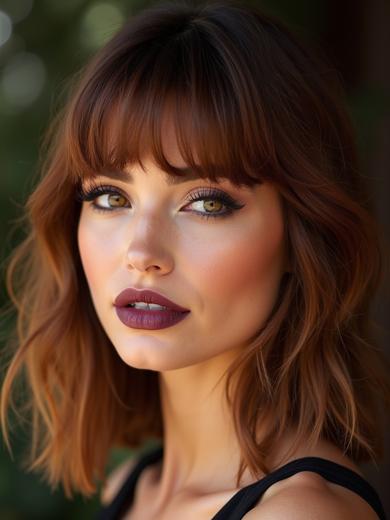 growing bangs with style