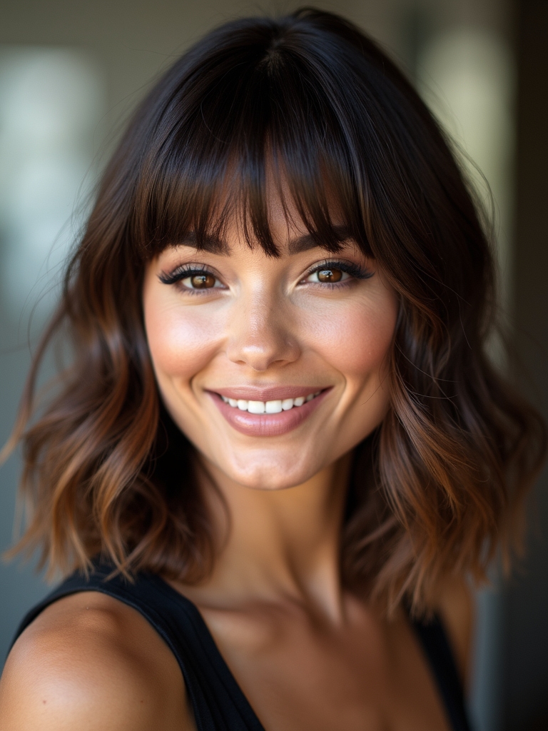 healthy ends sleek to tousled