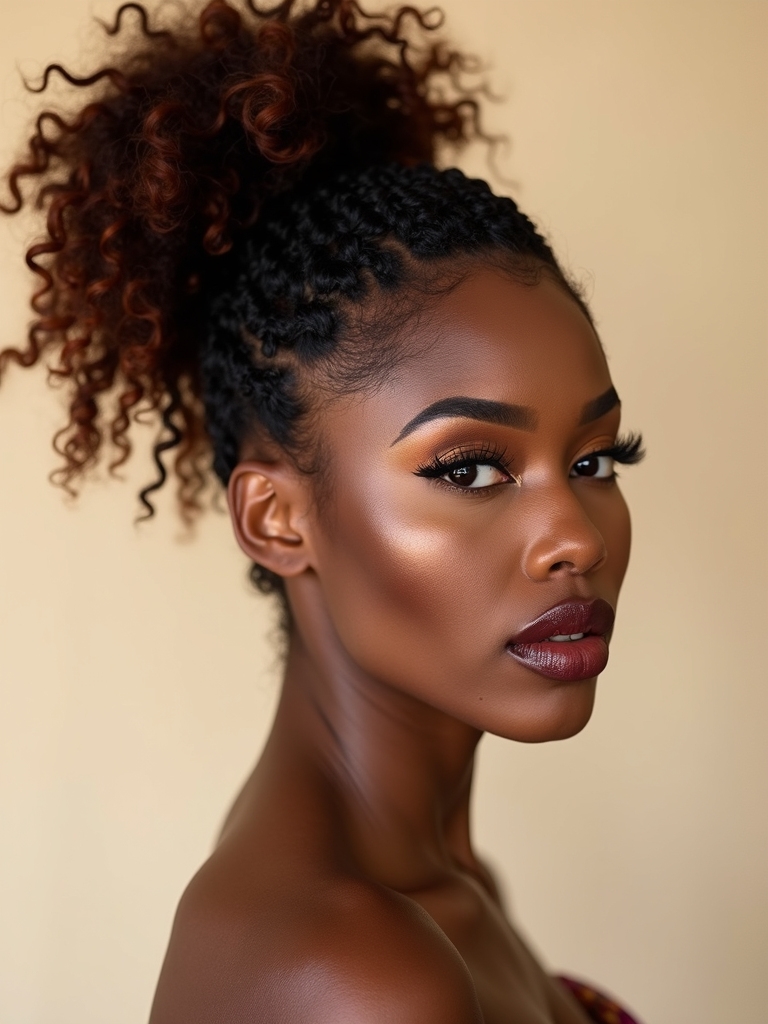 high volume quick puff ponytail