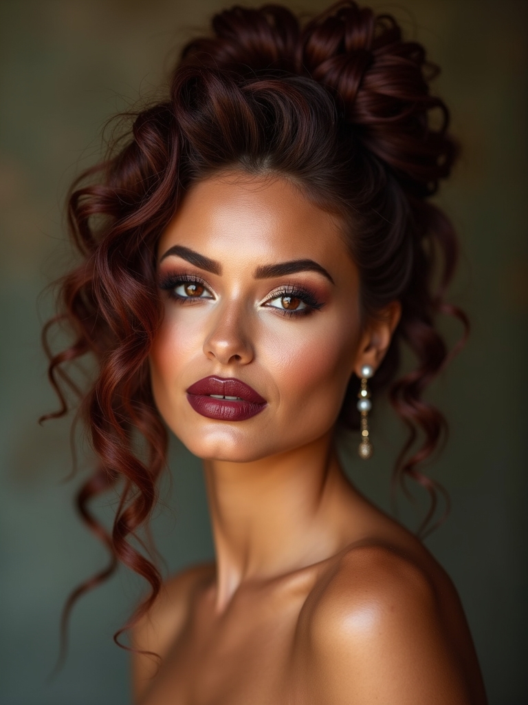 intricate twisted curly knot