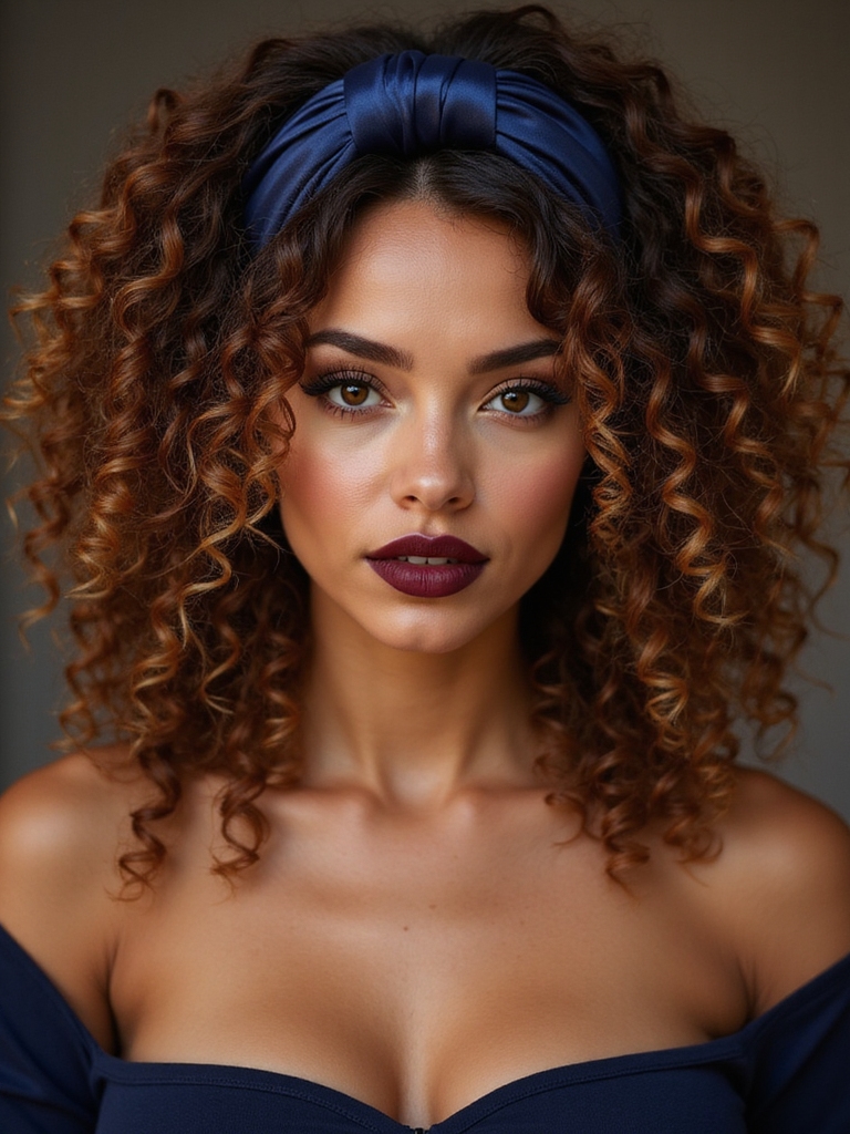 jeweled satin headband curlcare