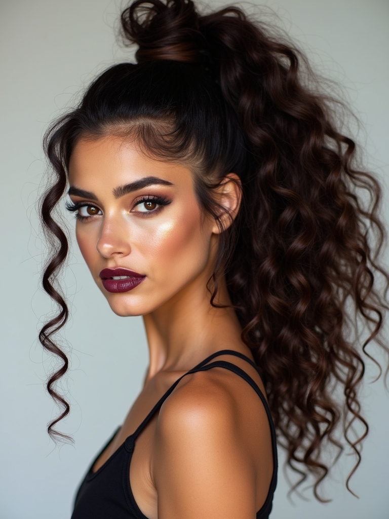 kid friendly sporty curly styles