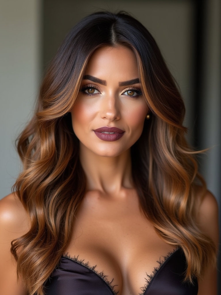 layered cuts with bangs