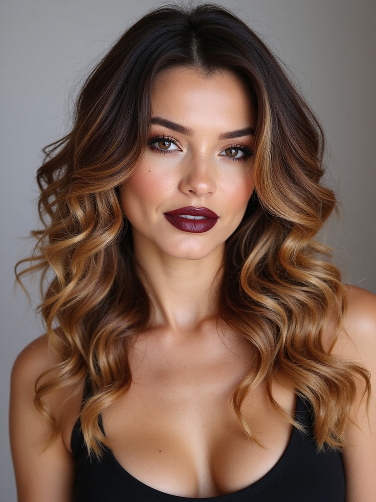 layered shoulder length textured lob