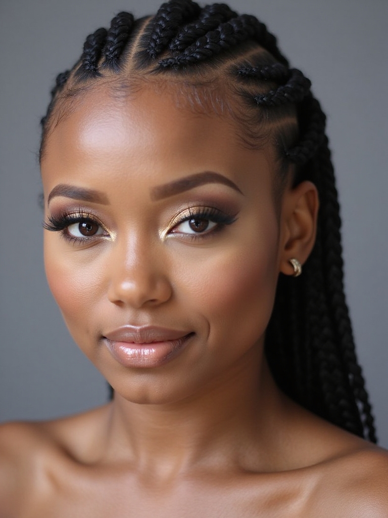 lifted braided faux hawk
