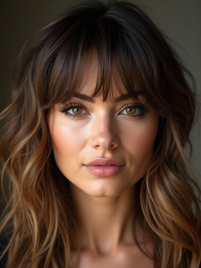 lifted face framing brightening highlights