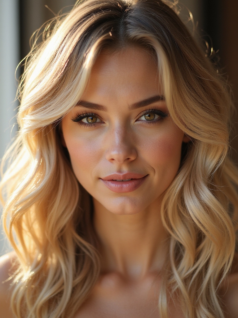 light airy face framing strands
