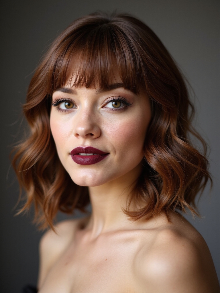 light low heat textured bangs
