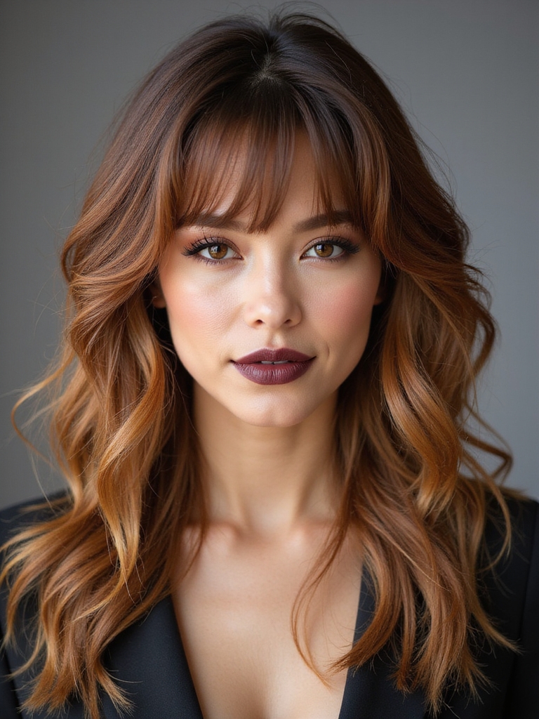 lightweight textured airy hold