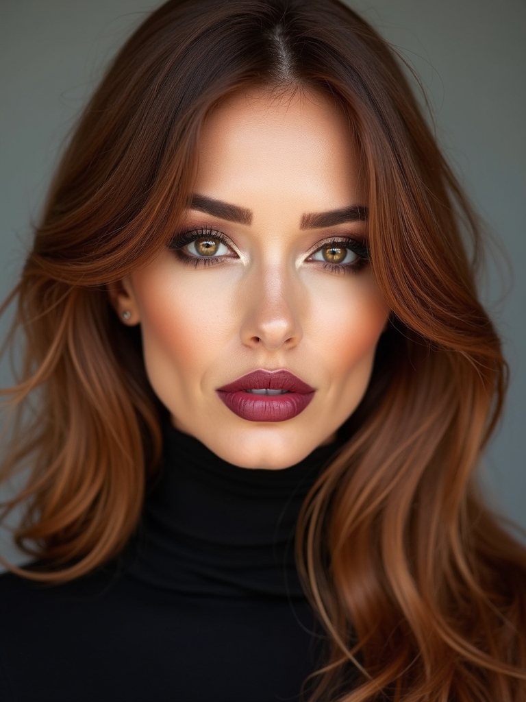 longer side swept wispy bangs