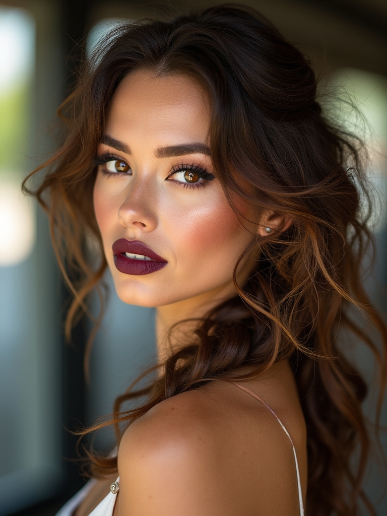 loose relaxed side braid