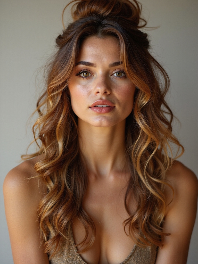 loose romantic twisted crown