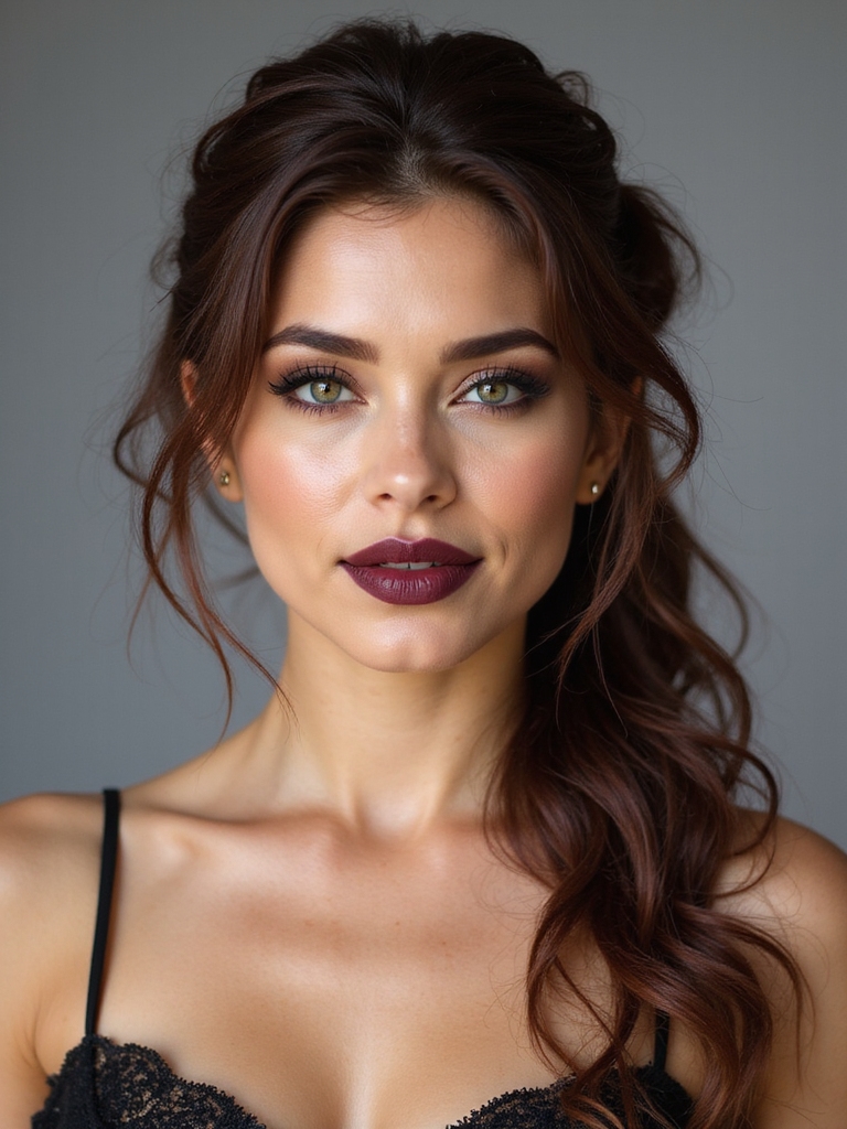 low textured romantic bun