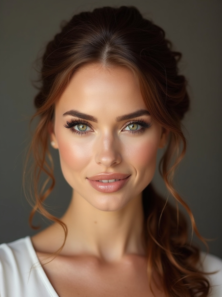 low twisted ponytail elegance