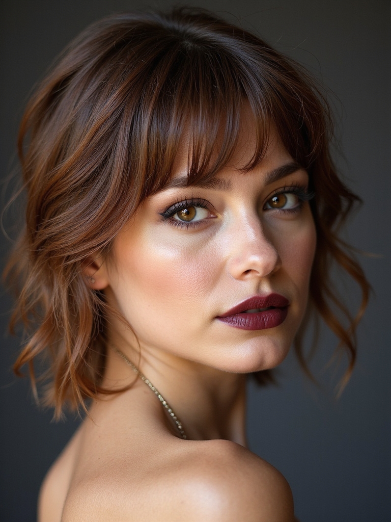 manageable stylish micro bang transition