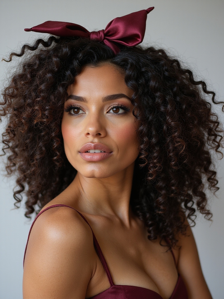 match bow size to curl volume
