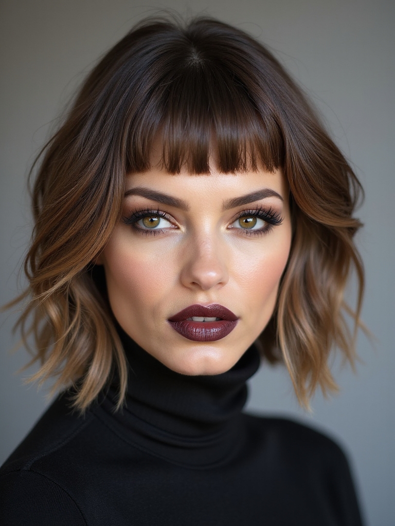 messy edgy shaggy layered vibe
