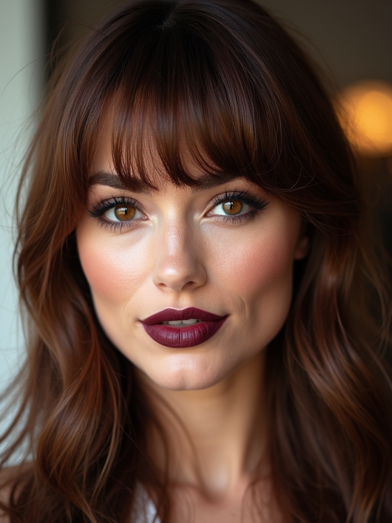 micro bangs for roundfaces