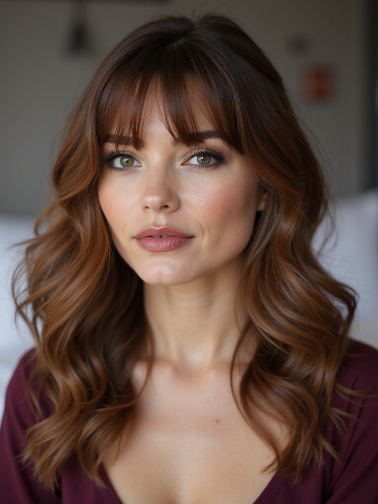 nighttime bangs care routine