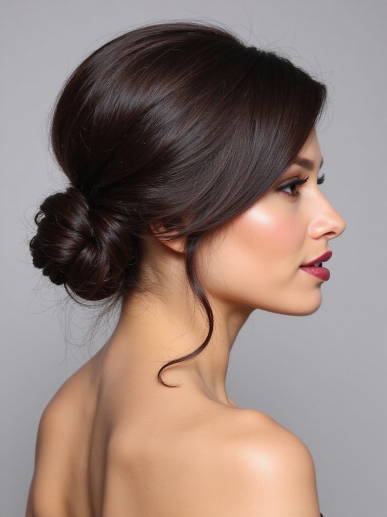 office to evening polished updos