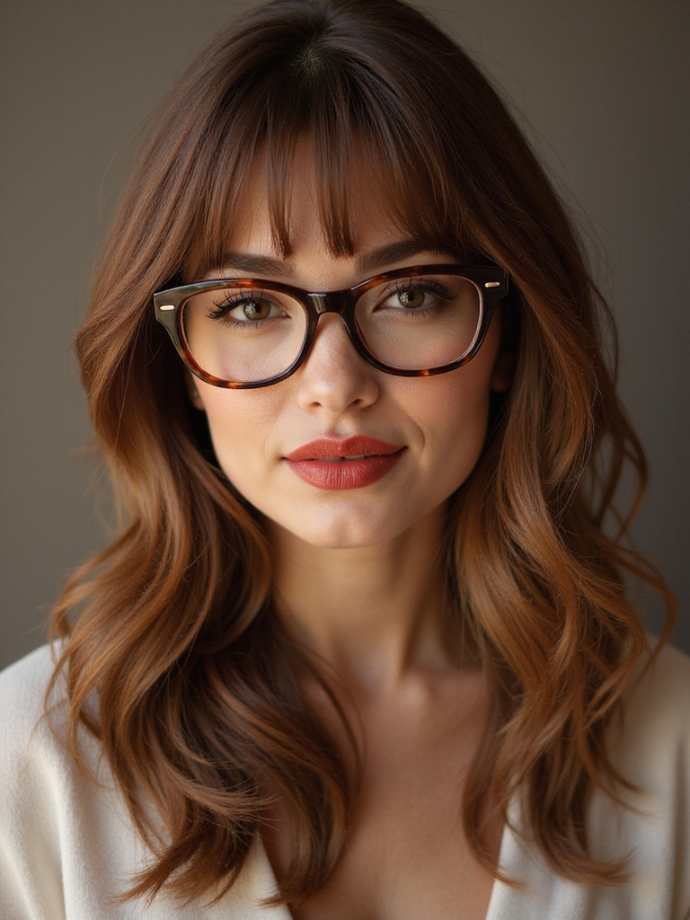 parting determines glasses comfort