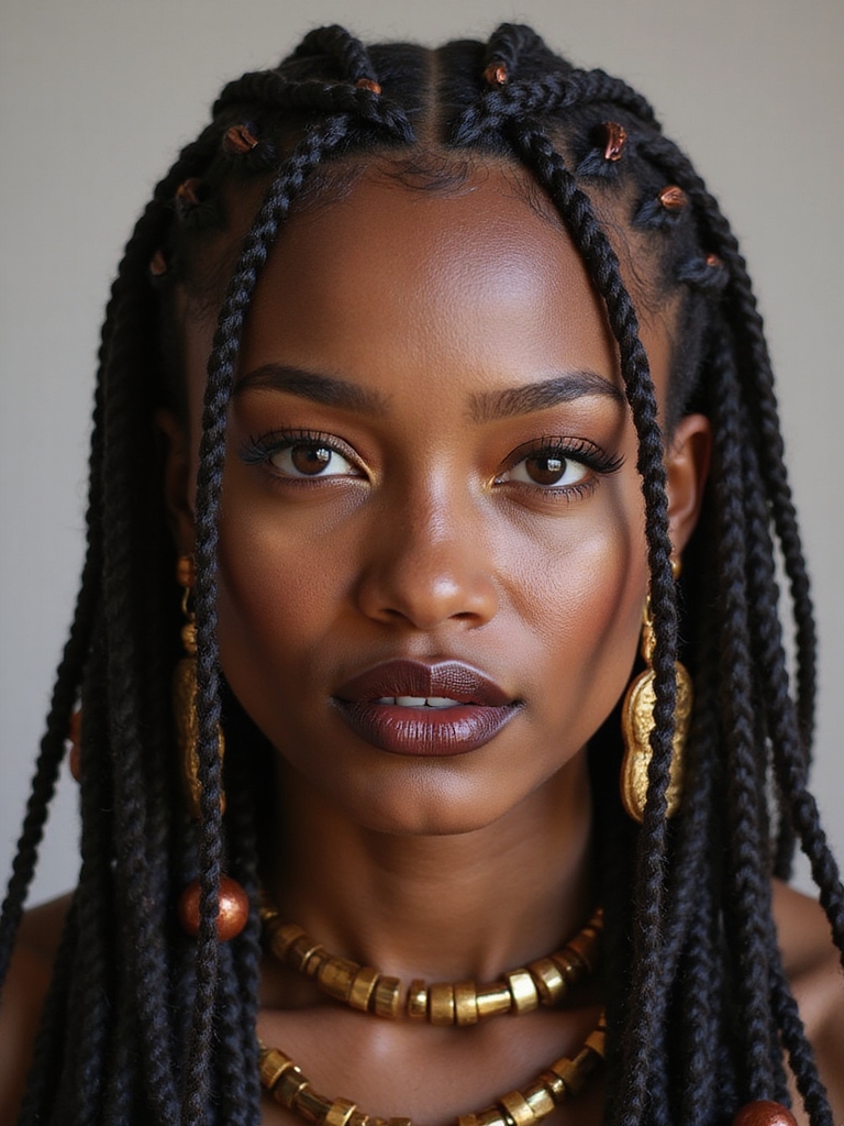 patterned protective braided style