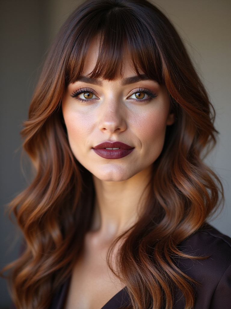 polished blunt ended face framing