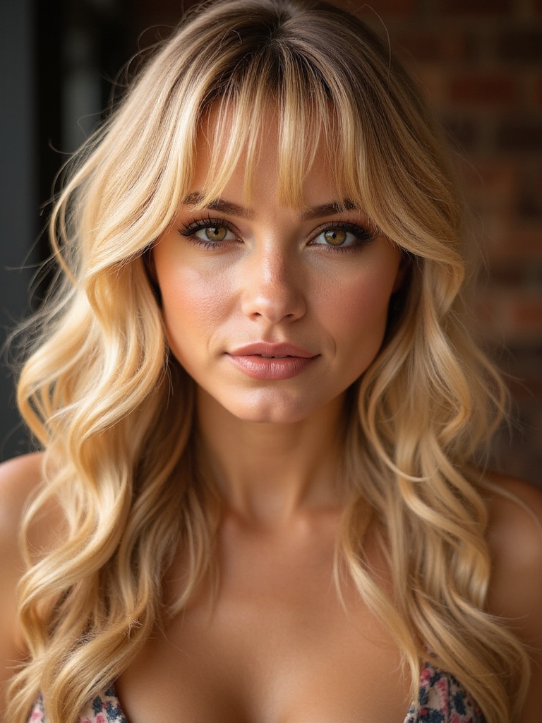 polished touchable glossy waves