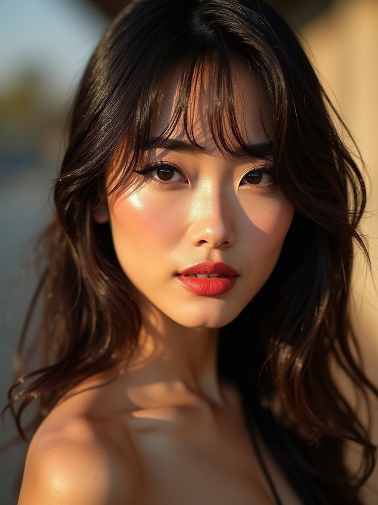 prep side bangs against humidity