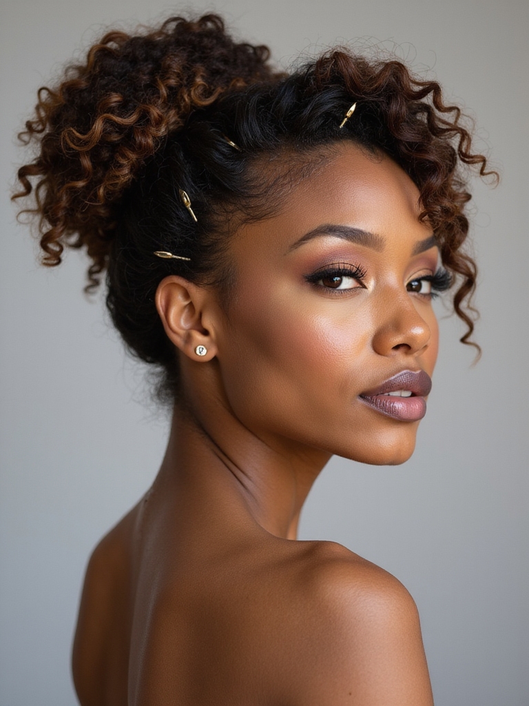 quick five minute styled updos