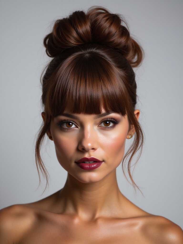 quick polished front updo techniques
