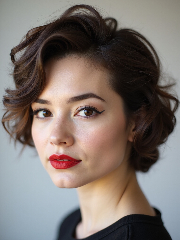 quick vintage inspired pinned twists