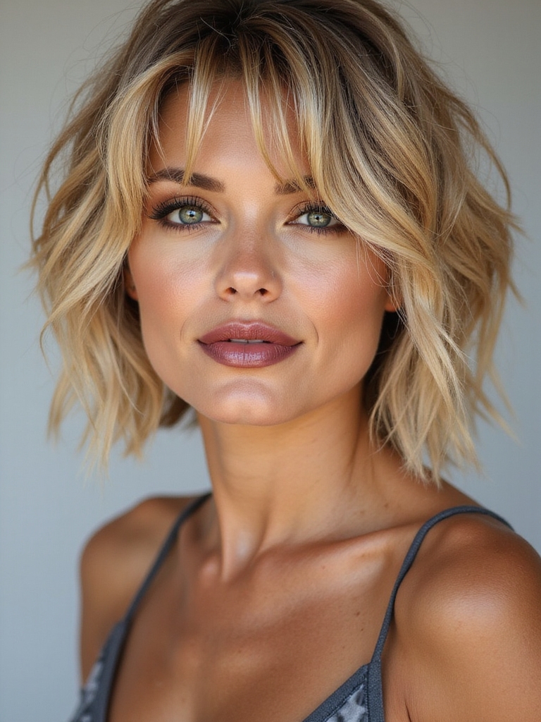 ragged fringe beachy texture