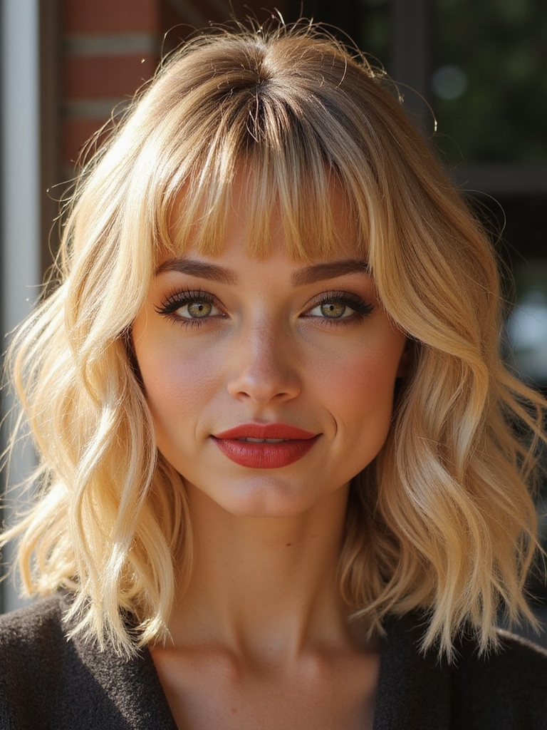 real world curtain bangs inspiration