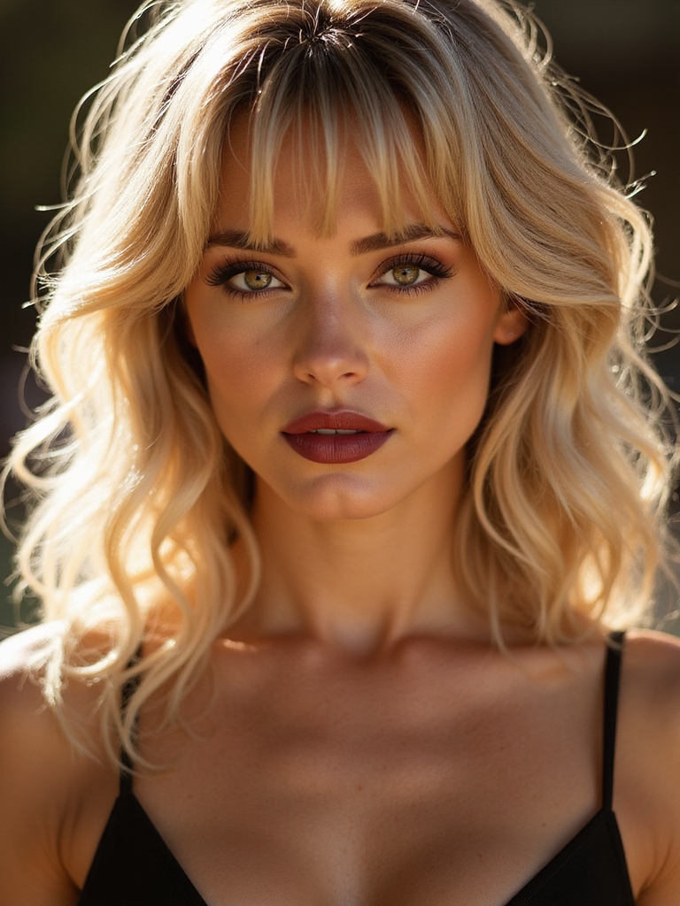 refresh wispy blonde bangs regularly