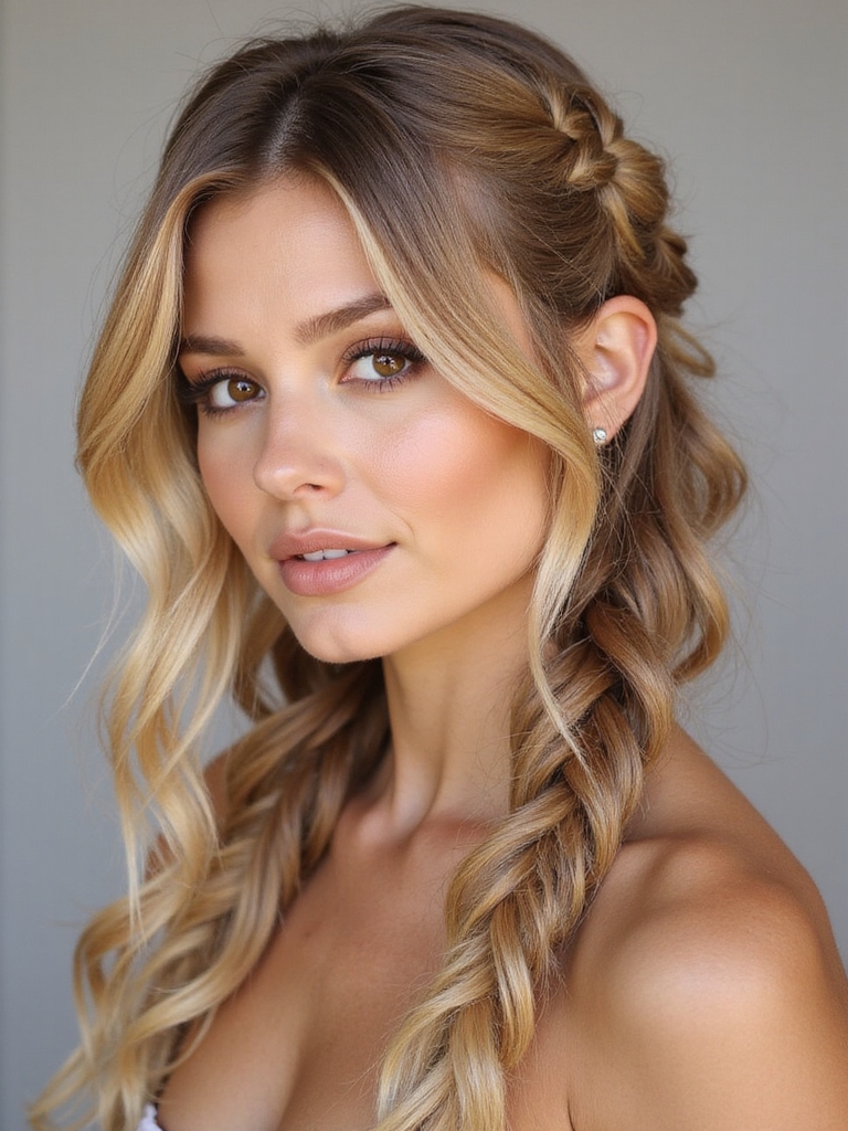 relaxed boho loose braid