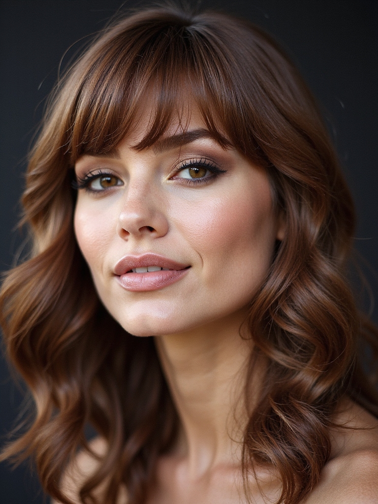 retro 2000s flipped sidebangs