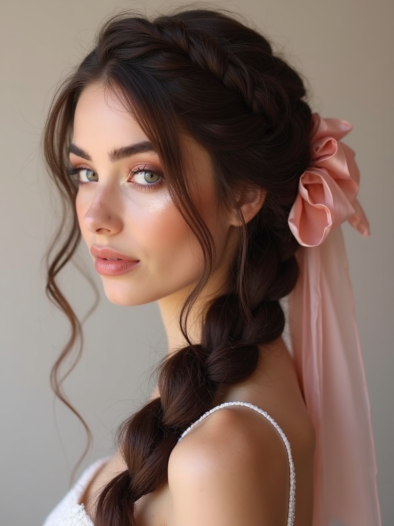ribbon woven satin to velvet braid