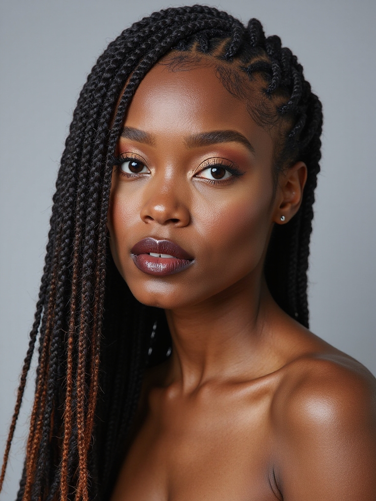 scalp friendly micro braid mosaics