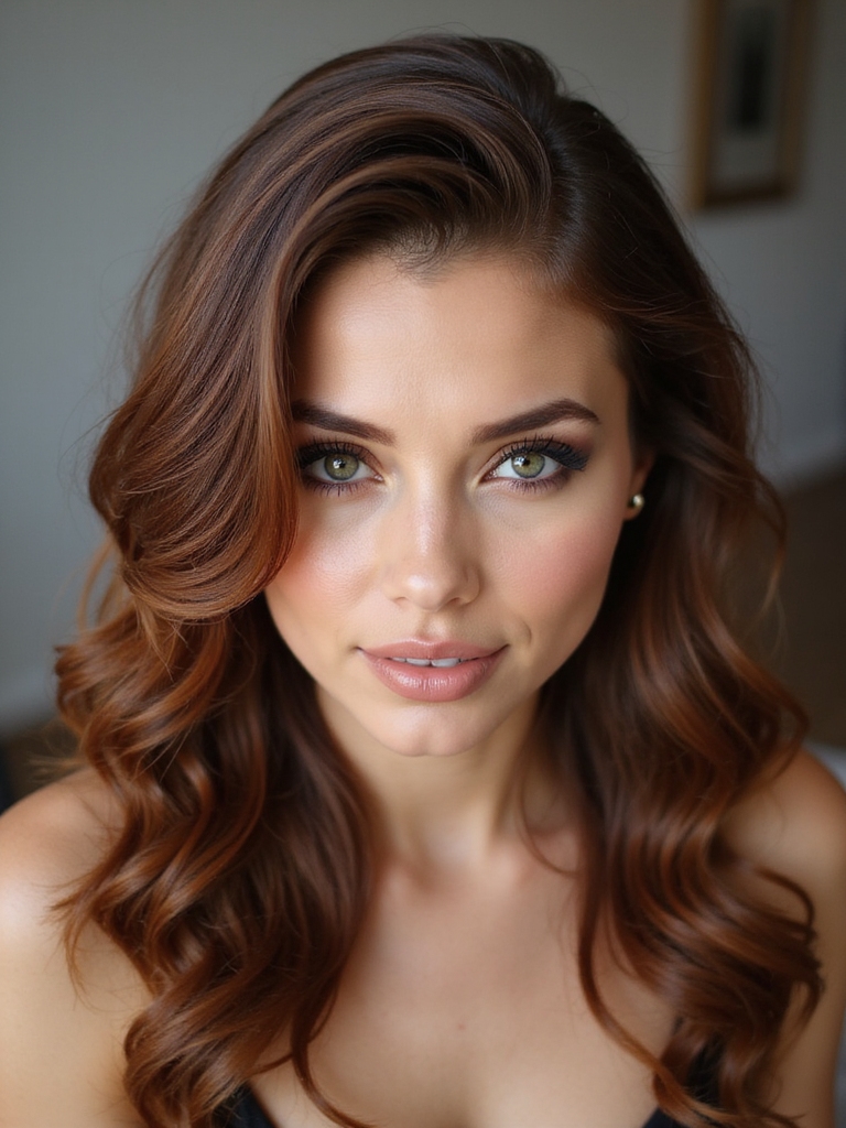 sculpted yet natural finger defined curls