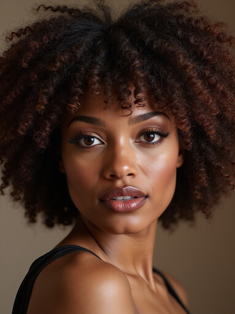 short playful bangs for coils