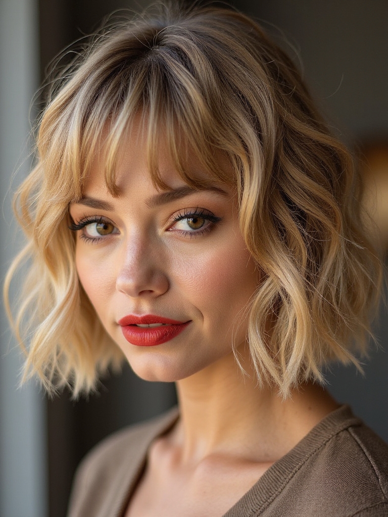 short wispy flirty bangs