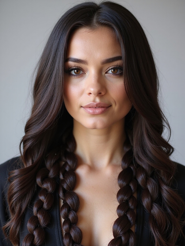 simple fancy bubble braid steps