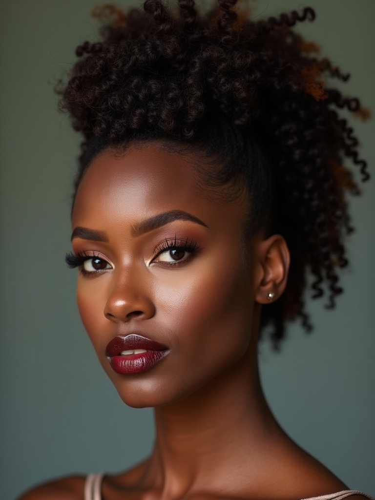 sleek high pineapple bun