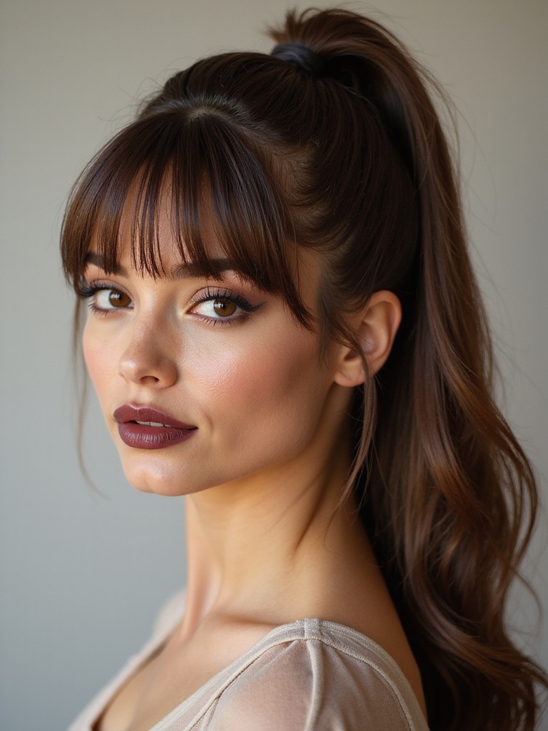 sleek high ponytail tutorial
