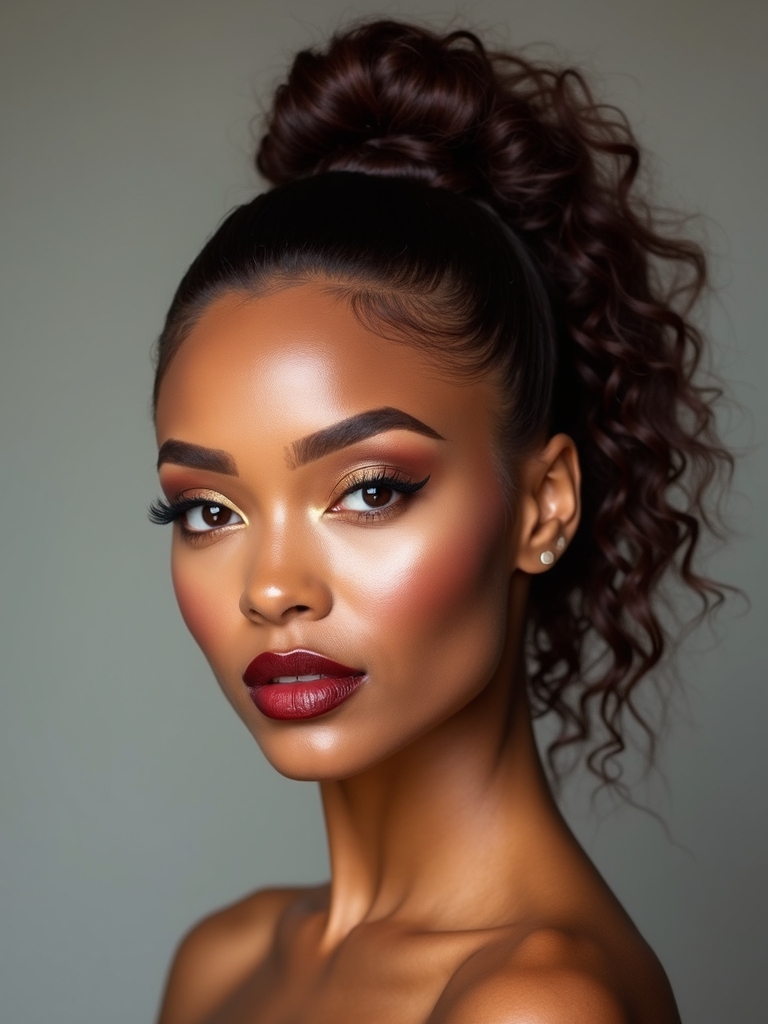 sleek versatile slicked back ponytail