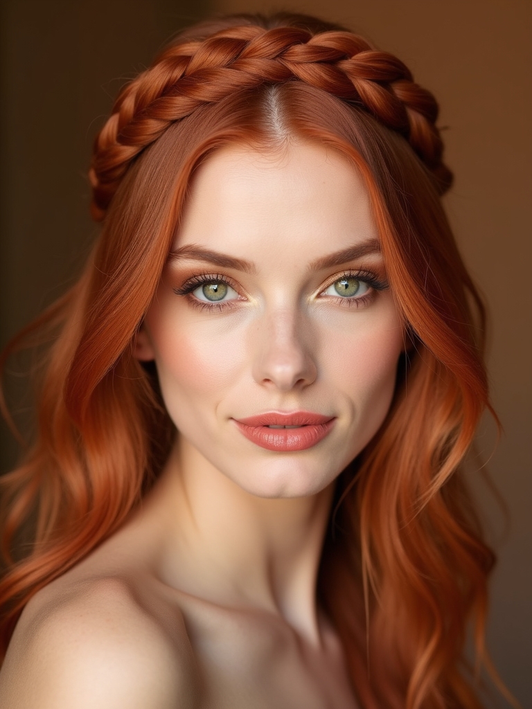 slim temple to temple braid