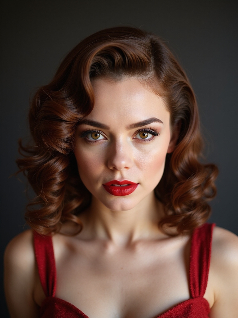 small barrel iron ringlets